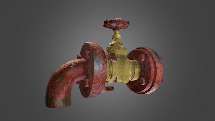 ACG Water Valve 3D Model