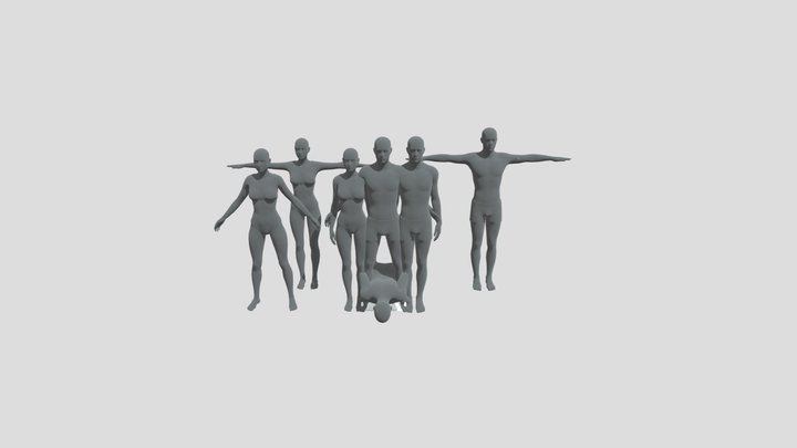 健身 3D Model