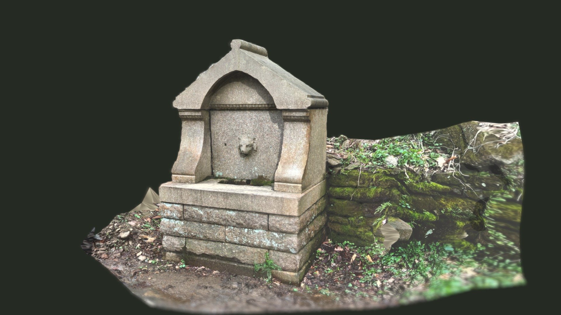 Wissahickon Spring 3D Scan — Sketchfab embed 3D viewer