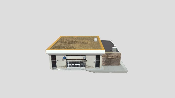 Argentine national bank branch building. – Gratis 3D-model STL