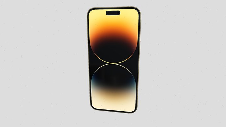 iPhone 14 Pro Max (Gold) 3D Model