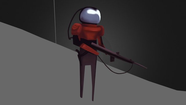 Scavenger Bot-3000 (WIP) 3D Model