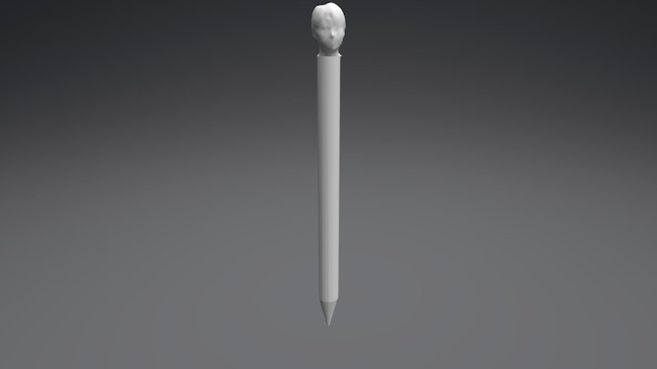 Turn my 3D model into a pen 3D Model