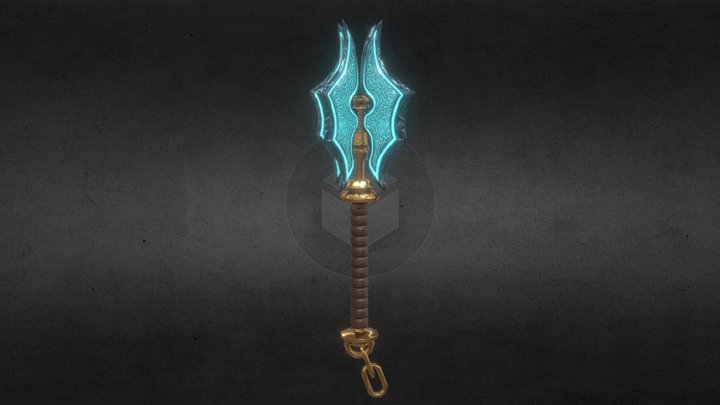 Fantasy Mace 3D Model