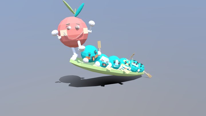 fruit ship 3D Model