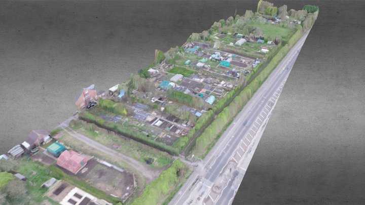 Hucknall Allotment Site 4 3D Model
