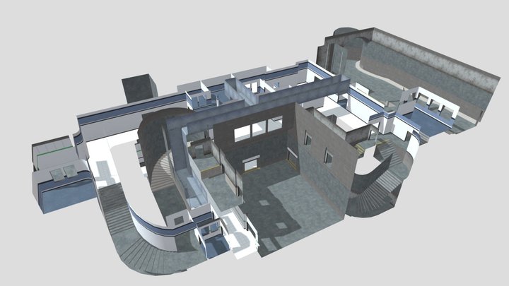 Facility-7 Genetics Basic Layout 3D Model
