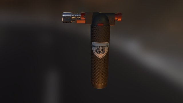 Micro torch 3D Model