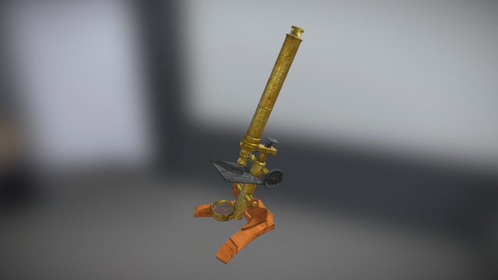 Victorian Microscope 3D Model