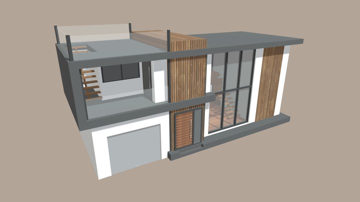Modern Home 3D Model