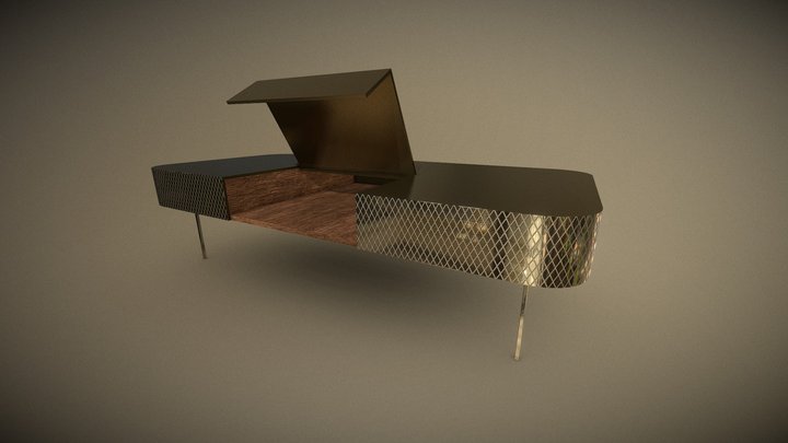 Table Laiton Design 3D Model