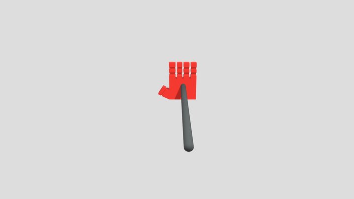 Grab Red 3D Model