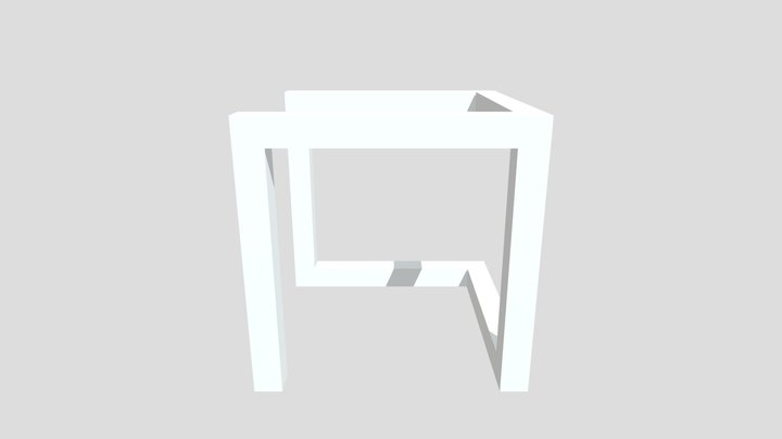 8/19 Cube 3D Model