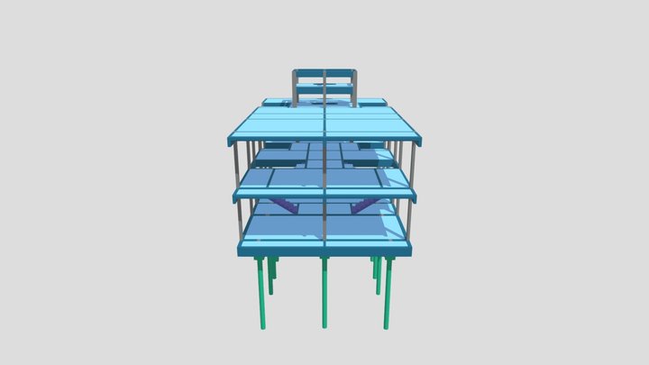 Projeto Multifamiliar A.C.P 3D Model