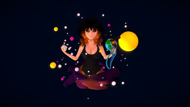 Powehi - Black Hole 3D Model