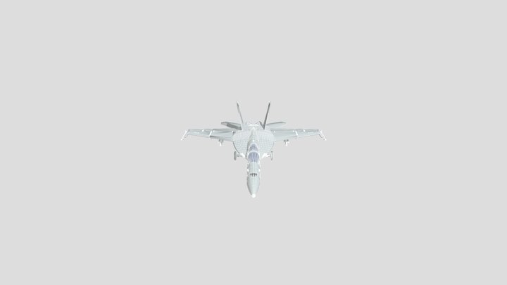 F-18 3D Model