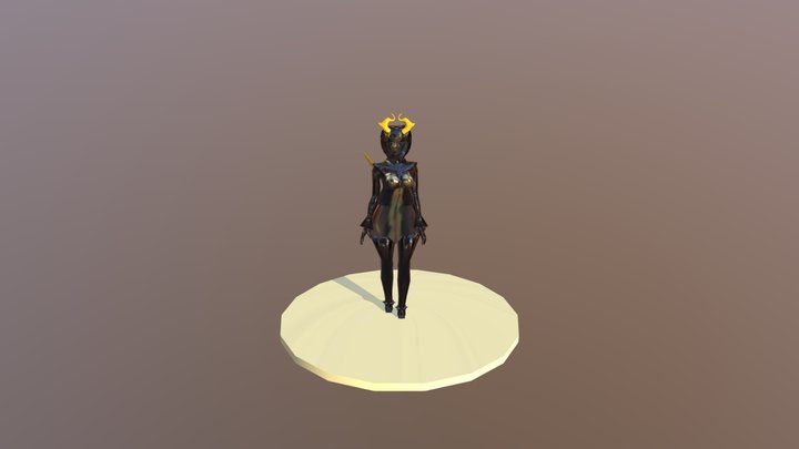 Final - Demon Woman 3D Model