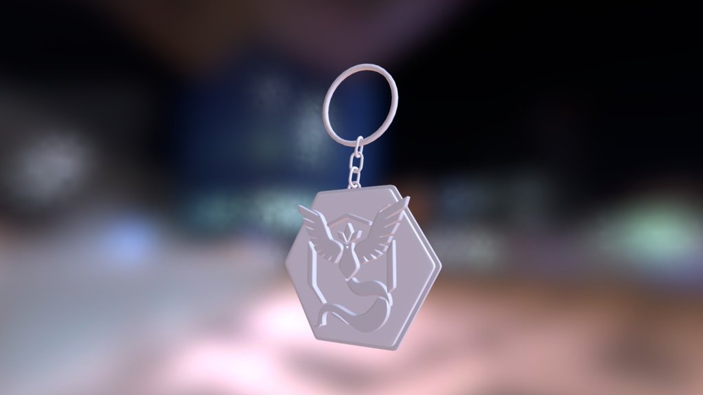 Team Mystic Logo Keychain