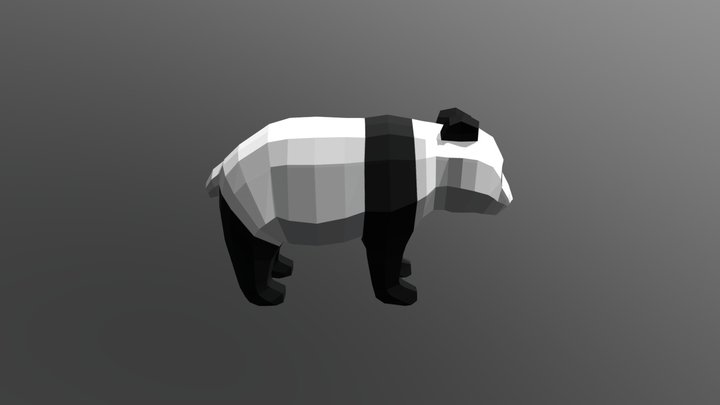 Panda Textured 3D Model