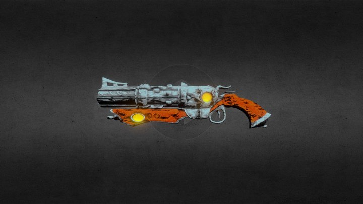 Fantasy Gun 3D Model