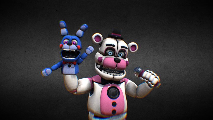 Funtime Freddy - FNAF AR: Special Delivery 3D Model