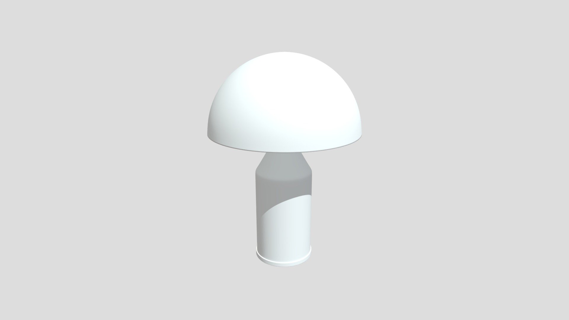 Conn Mushroom Table Lamp - 3D Model By Ateasehomelife (@edwin123yr ...