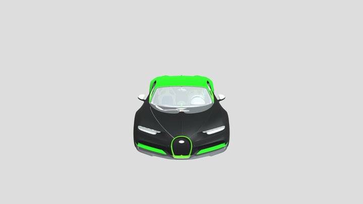 2018-bugatti-chiron 3D Model