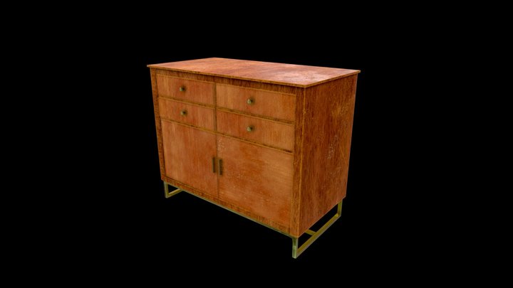 Chest Of Drawers game Asset 3D Model