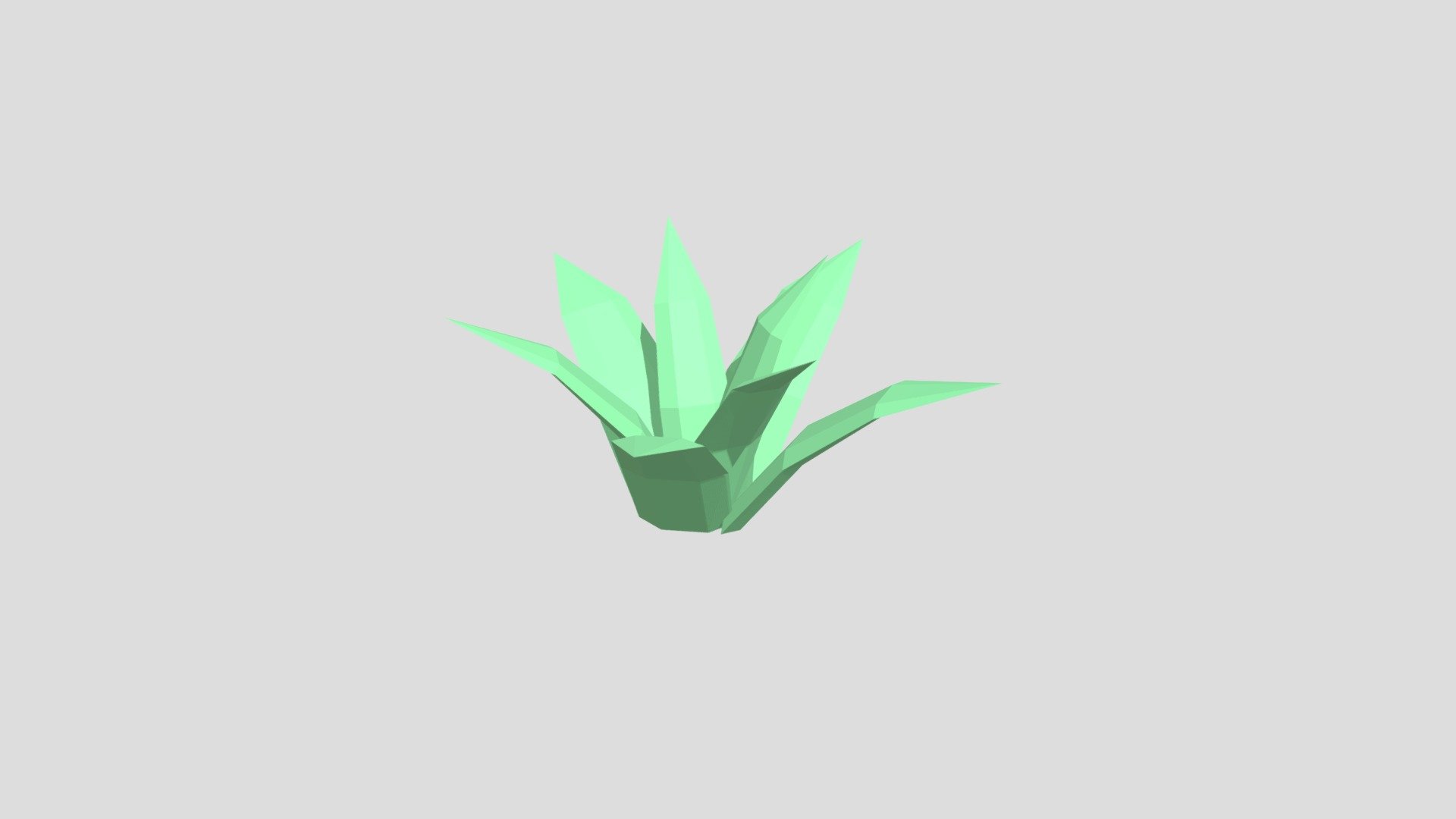Stylised Agave Plant