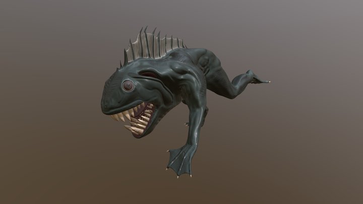 fishman_monster 3D Model