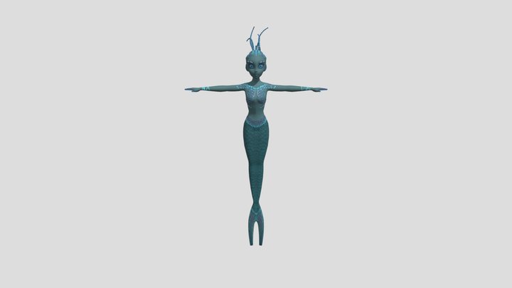 Mermaid – Gratis 3D-model STL