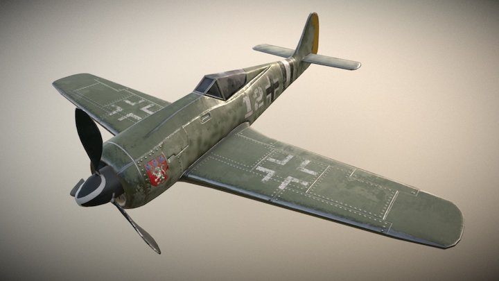 FW190 3D Model