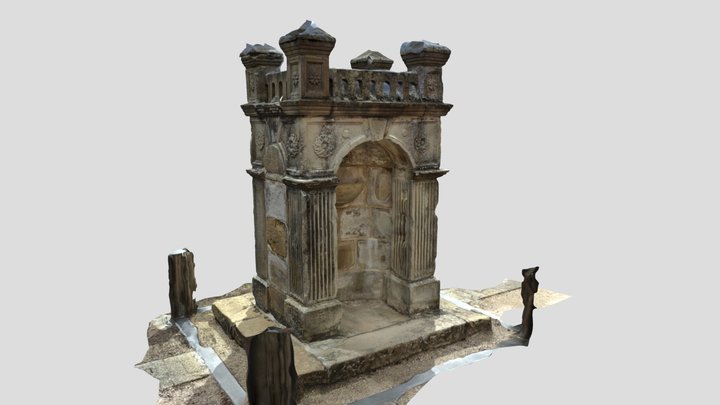 Port Arthur Penitentiary Fountain 3D Model