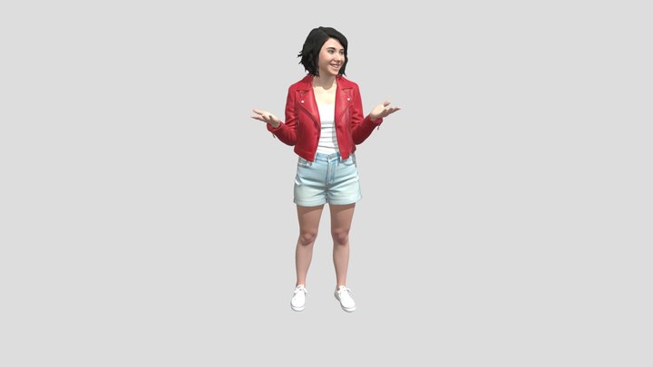 Casual Confidence in Red – Modèle 3D gratuit STL