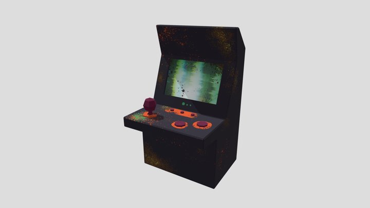 Arcade Machine 3D Model