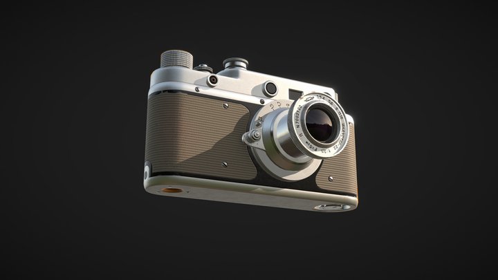 1956 Zorkiy-S camera 3D Model