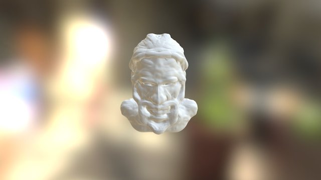 Oldman Head 3D Model