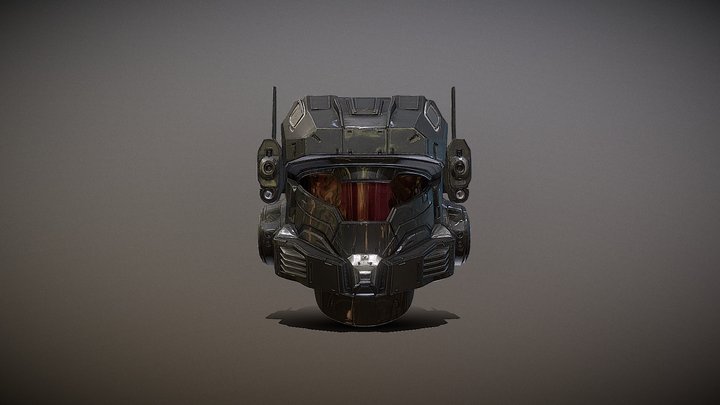 Master Chief Helmet (msy) (HALO-RİZ) 3D Model