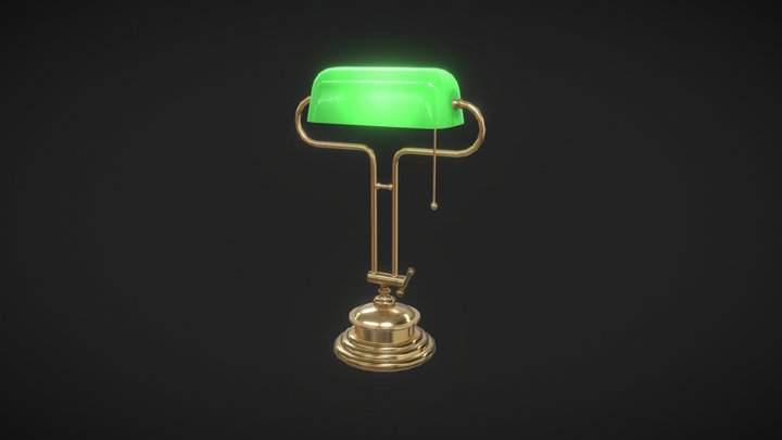Old Table Lamp V02