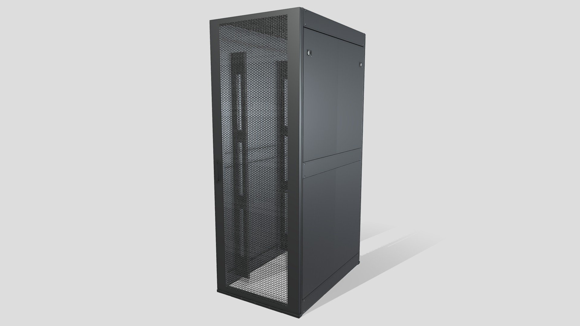 Vertiv VE Rack, 48Ux800Wx1200D - 3D model by Vertiv [70680f4] - Sketchfab