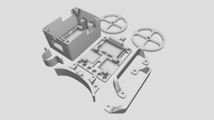 Atom Robot Energie Jinak v5 3D printed parts 3D Model