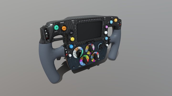 F1 Wheel 3D Model