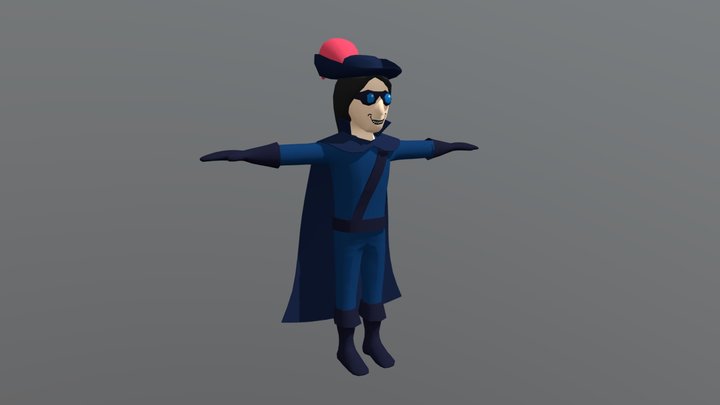 Gothic character 3D Model