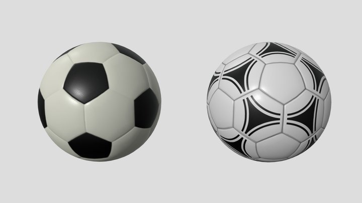 Soccer Ball (Quad Sphere) 3D Model