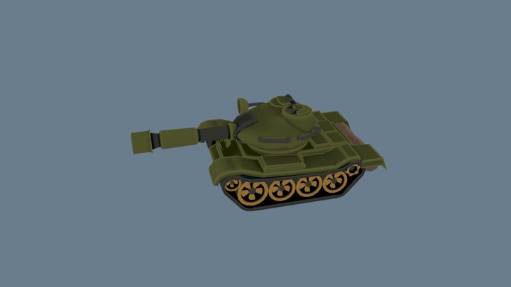 T-62A 3D Model