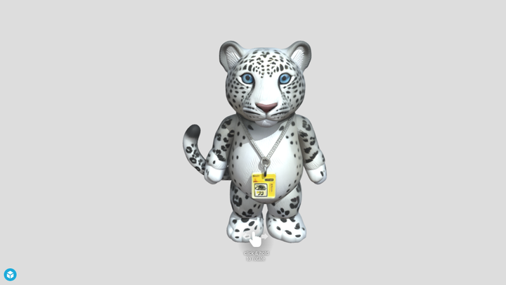 Snow Leopard Mascot - Sloyd AI vs SupaVoxel