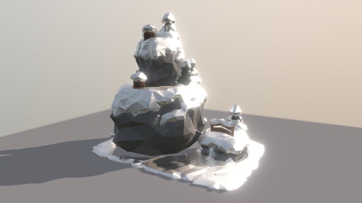снег 3D Model