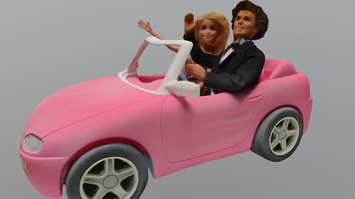 Barbie & Ken 3D Model