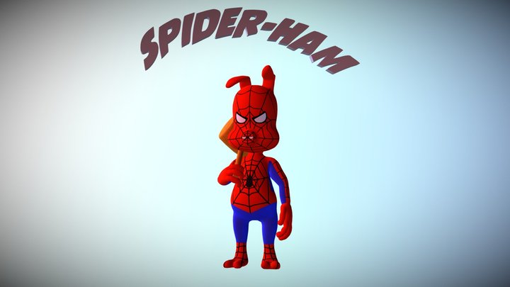 Spider-ham 3D Model