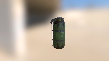 Acid Grenade 3D Model
